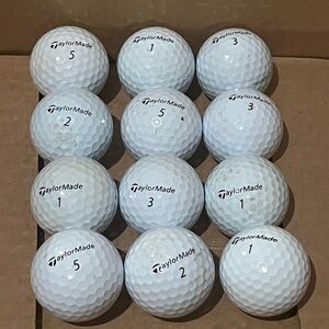 12 TaylorMade TP5 Golf Balls